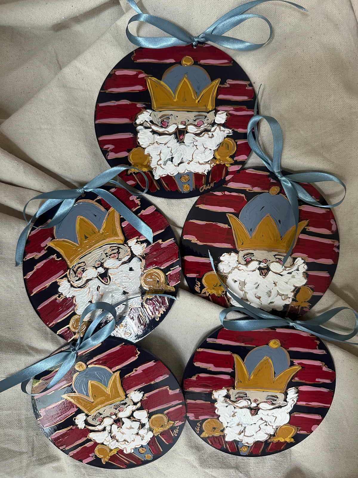 Hand-Painted Nutcracker King Ornament