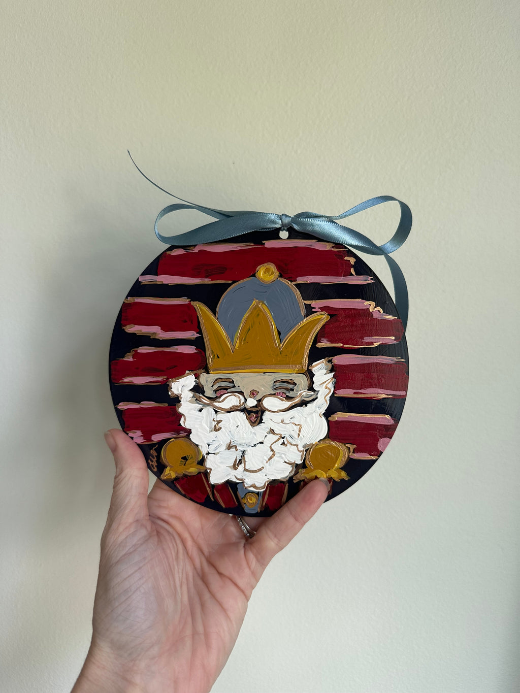 Hand-Painted Nutcracker King Ornament