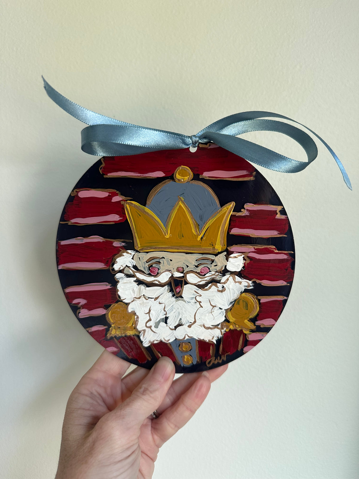 Hand-Painted Nutcracker King Ornament