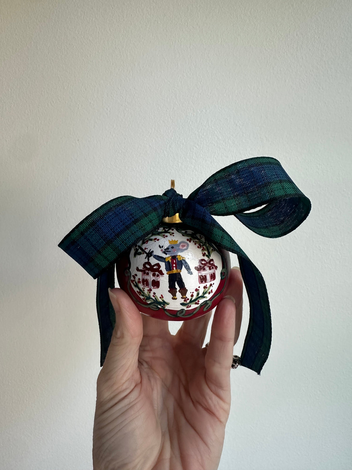 The Nutcracker Hand-Painted Ceramic Ornament - The Mouse King