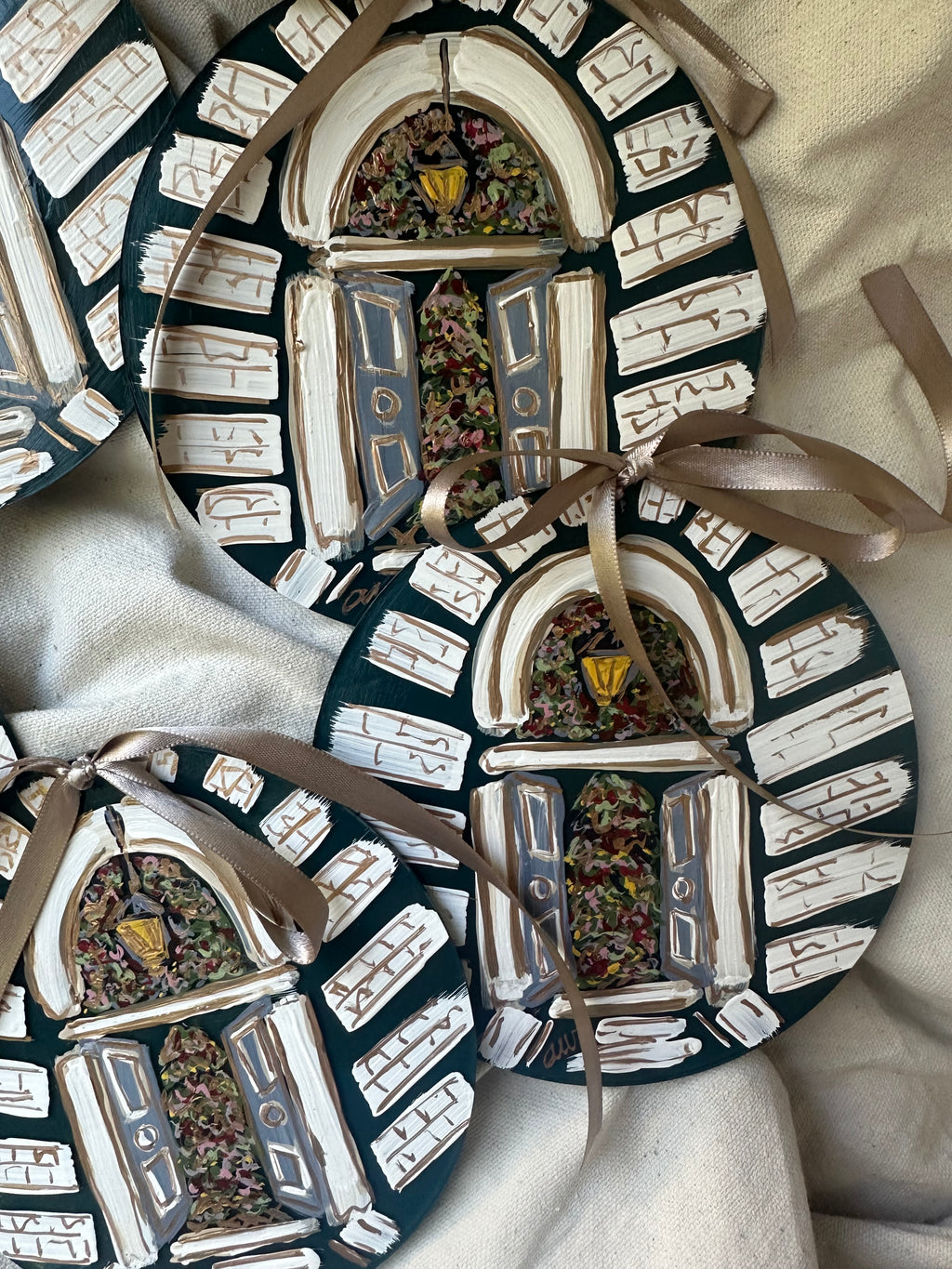 Home for the Holidays Hand-Painted Acrylic Ornament