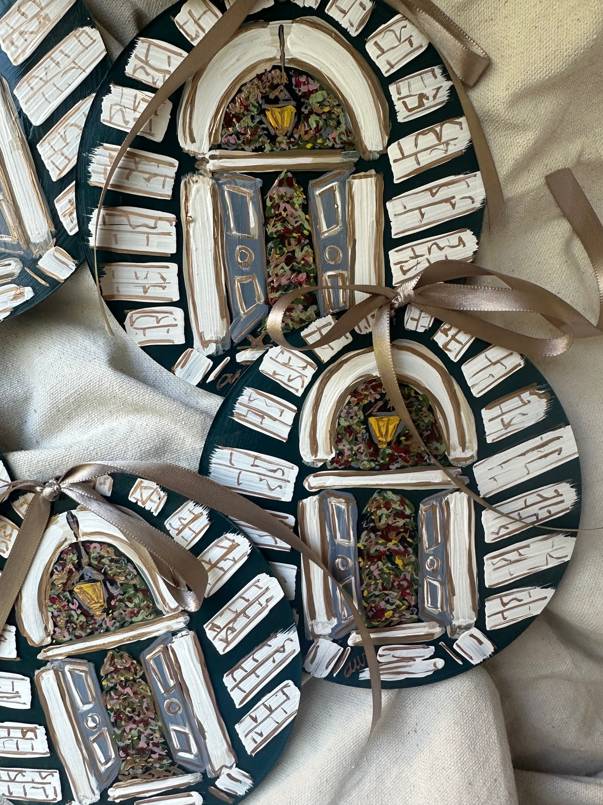 Home for the Holidays Hand-Painted Acrylic Ornament