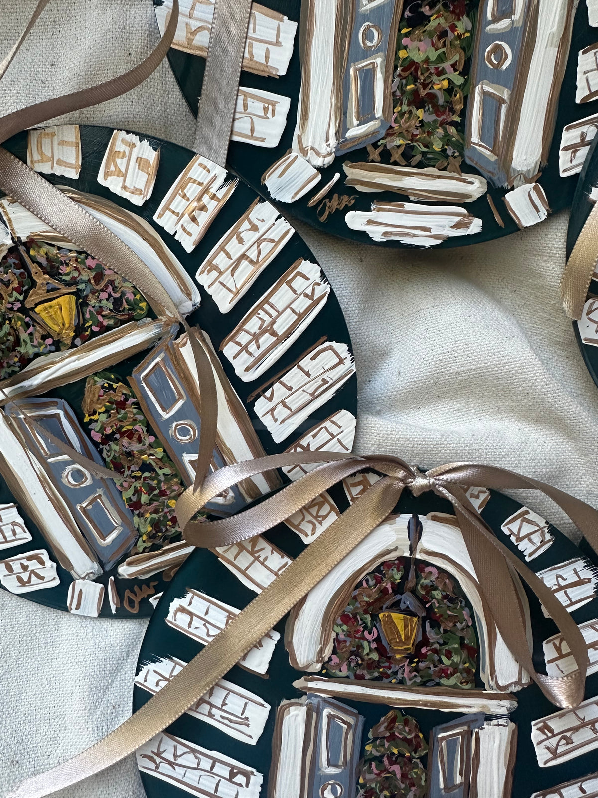 Home for the Holidays Hand-Painted Acrylic Ornament
