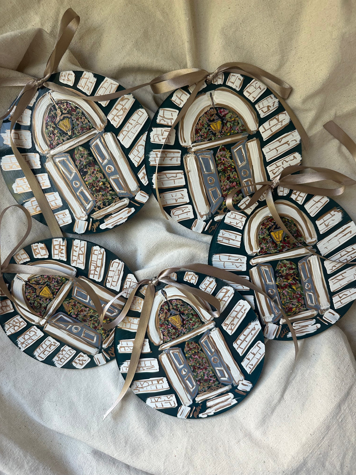 Home for the Holidays Hand-Painted Acrylic Ornament