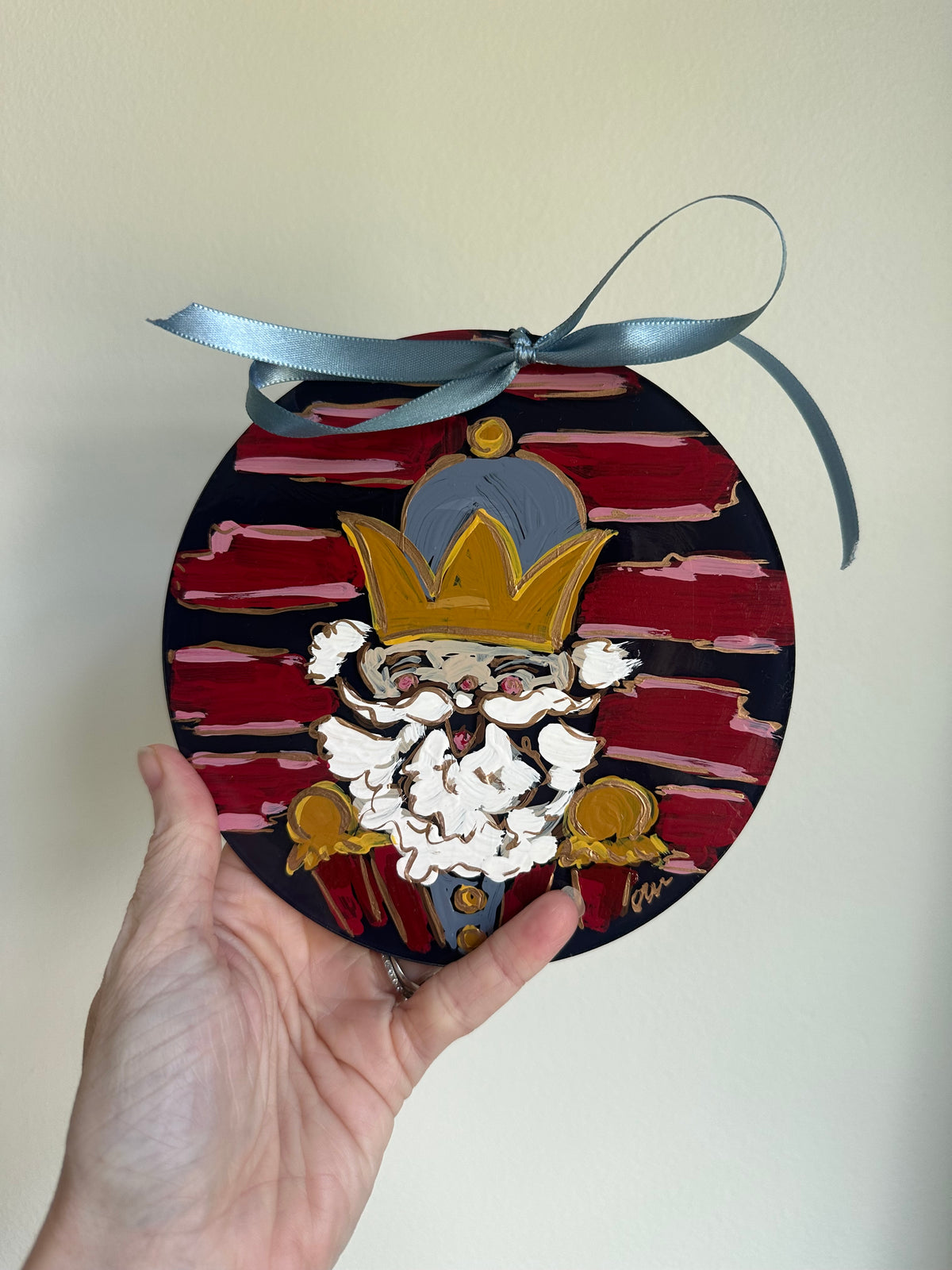 Hand-Painted Nutcracker King Ornament