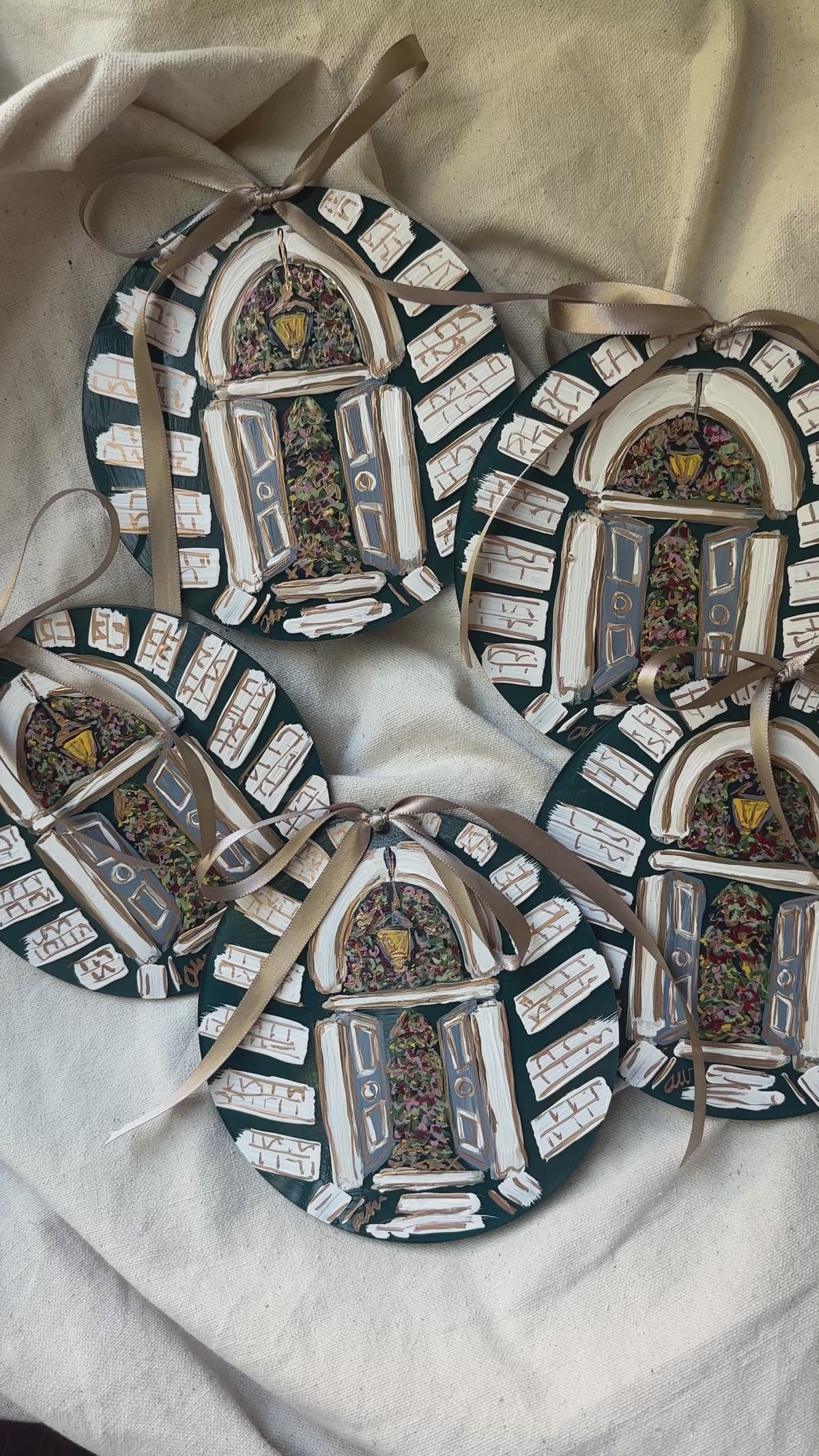 Home for the Holidays Hand-Painted Acrylic Ornament