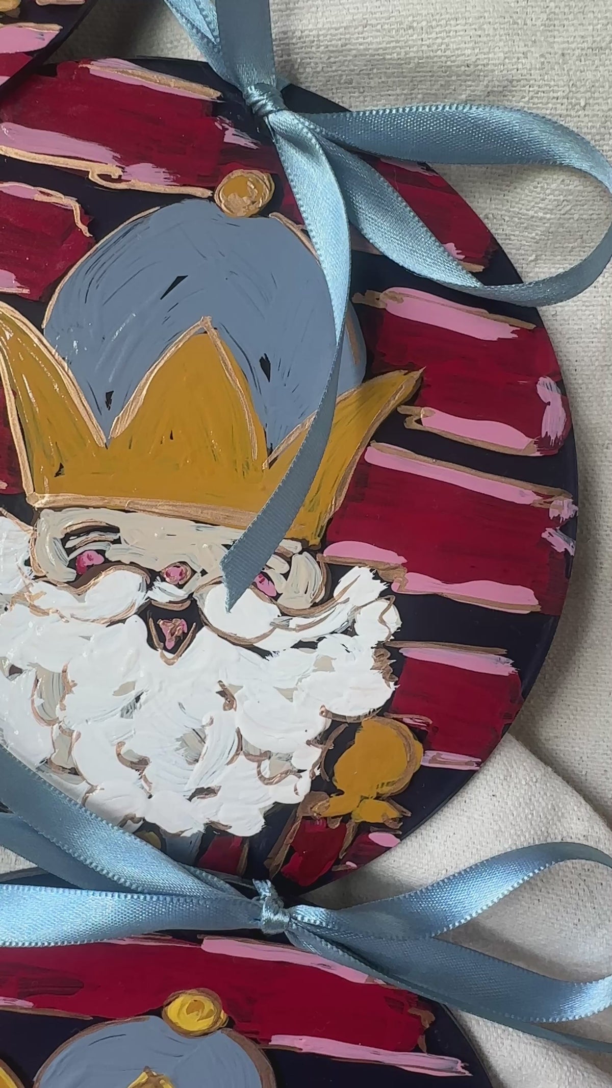Hand-Painted Nutcracker King Ornament