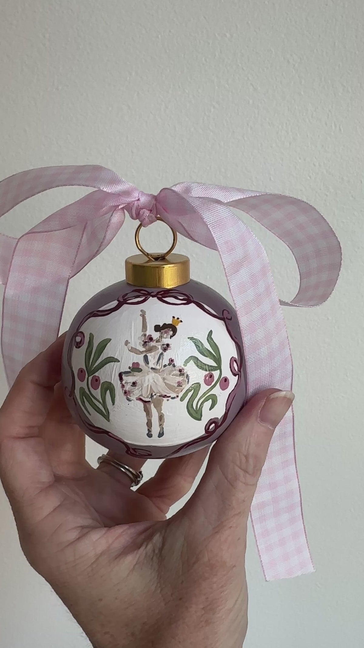 The Nutcracker Hand-Painted Ceramic Ornament - The Sugar Plum Fairy